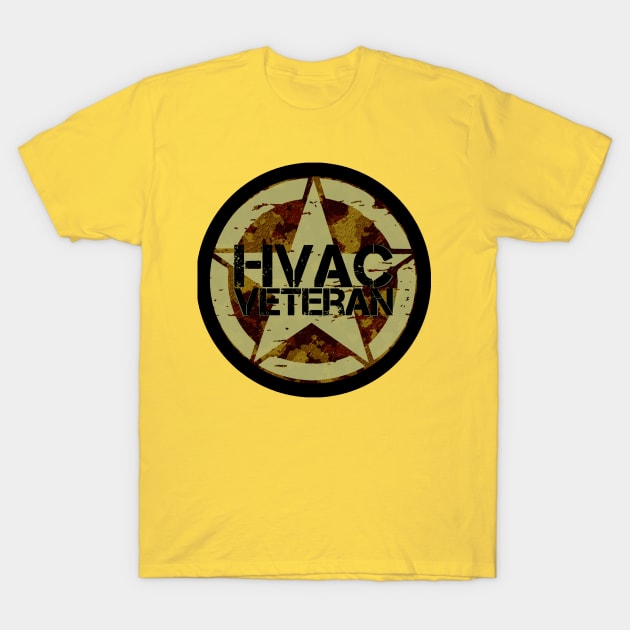 Hvacr Veteran Tech Desert Camo T-Shirt by The Hvac Gang